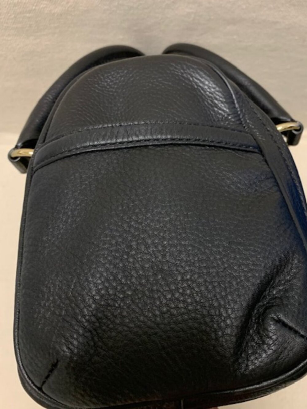 Michael Kors black pebbled leather boston bag Y2K - Picture 10 of 14